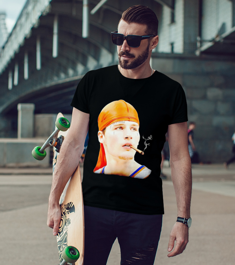 Gangsta Kolek Tyler Kolek Cool Kolek New York Knicks Cigar T-Shirt
