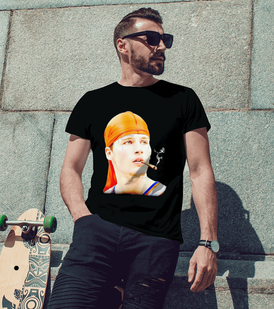 Gangsta Kolek Tyler Kolek Cool Kolek New York Knicks Cigar T-Shirt