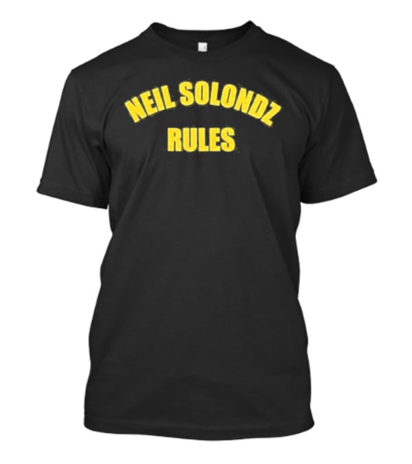Neil Solondz Rules Bold Yellow T-Shirt