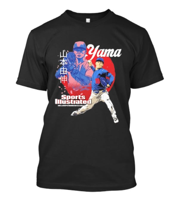 Yoshinobu Yamamoto Sports Illustrated Los Angeles Dodgers Japanese T-Shirt