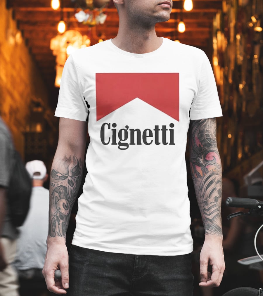 Cignetti Cigarette Red Banner T-Shirt