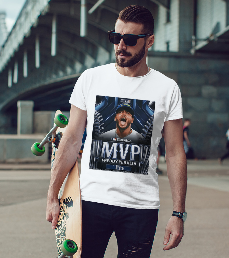 Tampa Bay Rays 2026 ALCS MVP Freddy Peralta MLB T-Shirt