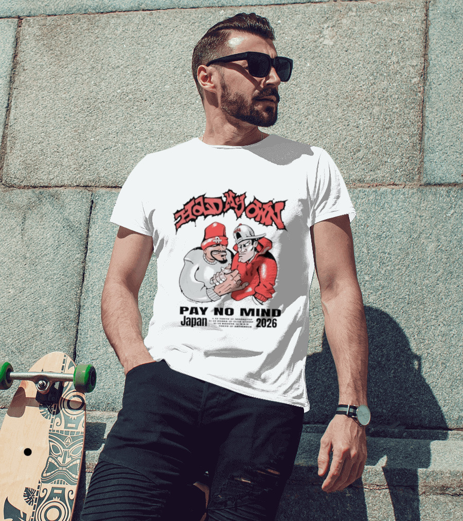 Hold My Own Pay No Mind Japan November 2026 Tour T-Shirt