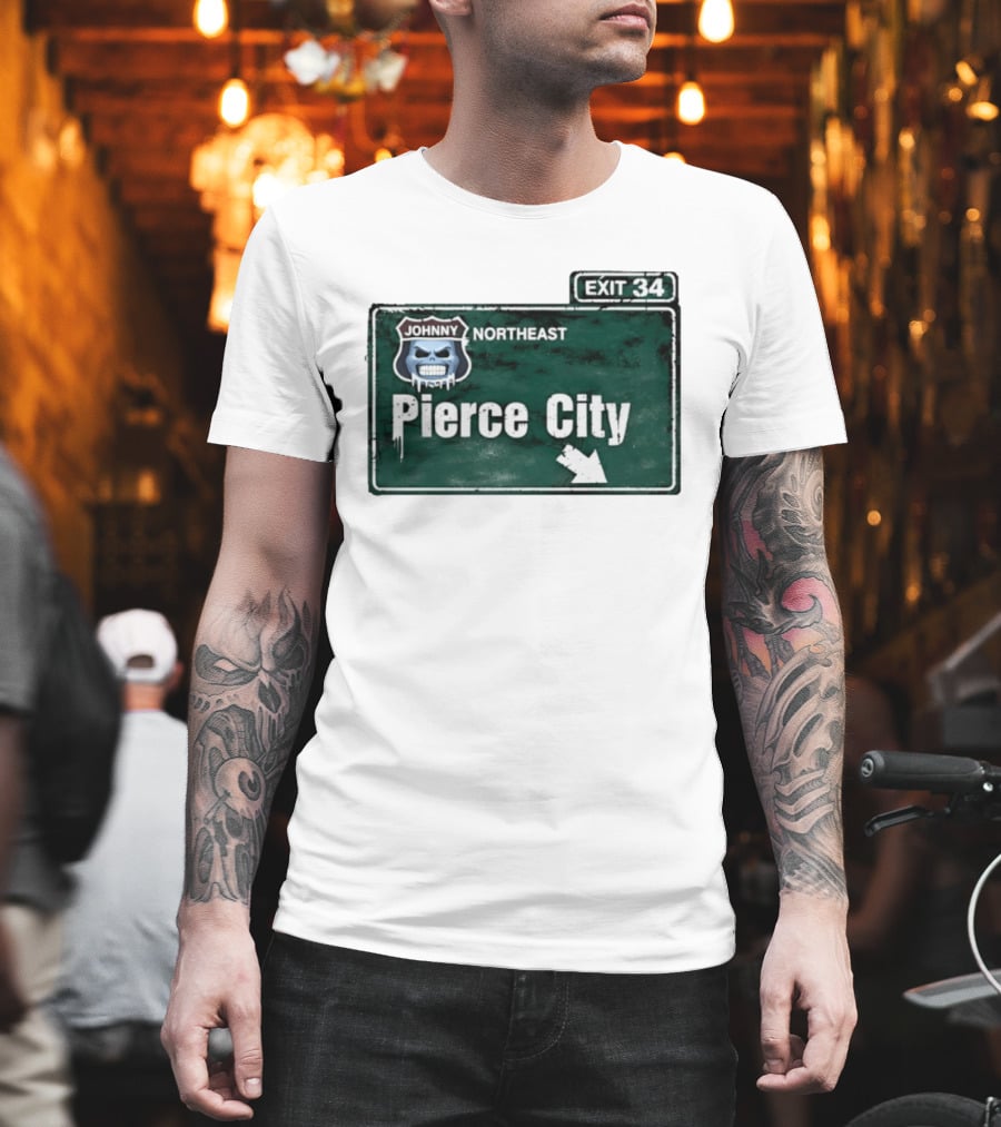 Johnny Northeast Pierce City Exit 34 T-Shirt