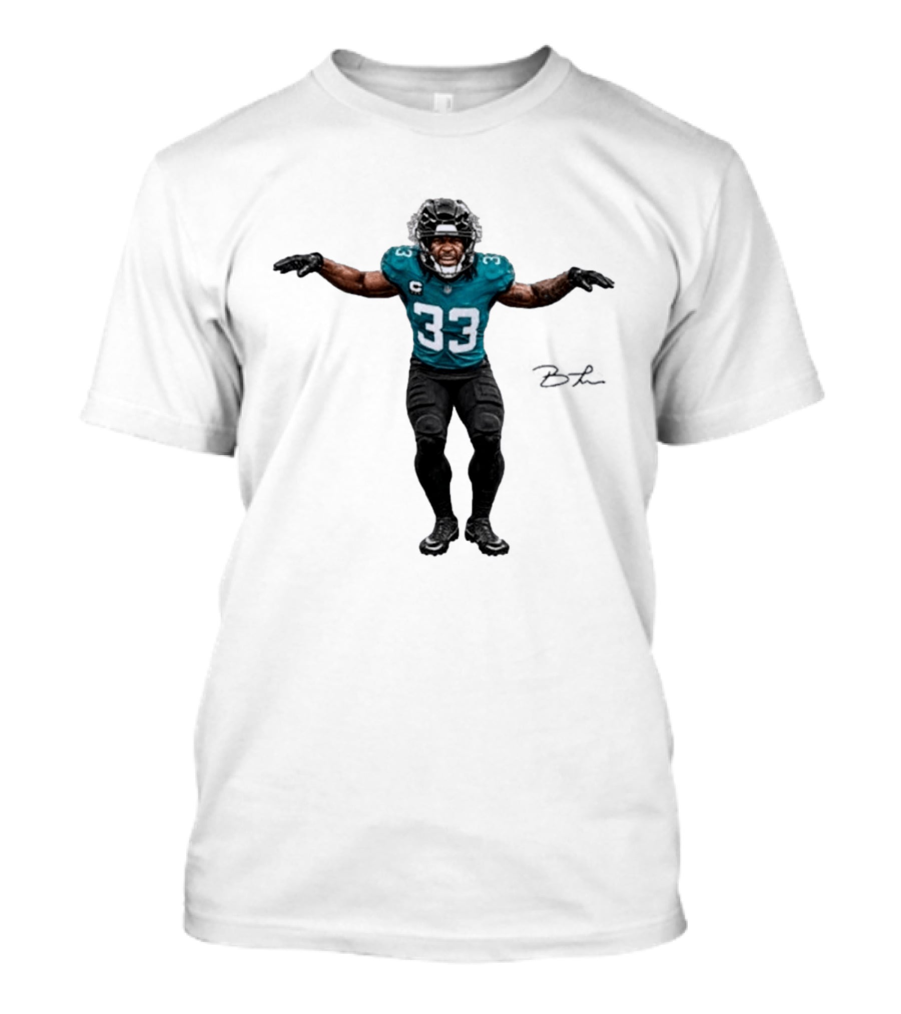Bhayshul Tuten Tip Toeing Football Meme Number 33 T-Shirt