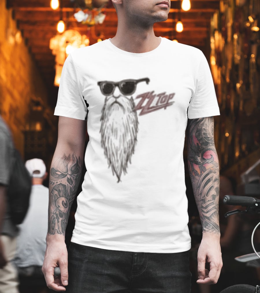 ZZ Top Snoopy Sharp Dressed Man Blues Rock Lovers Rugged Beard Band T-Shirt