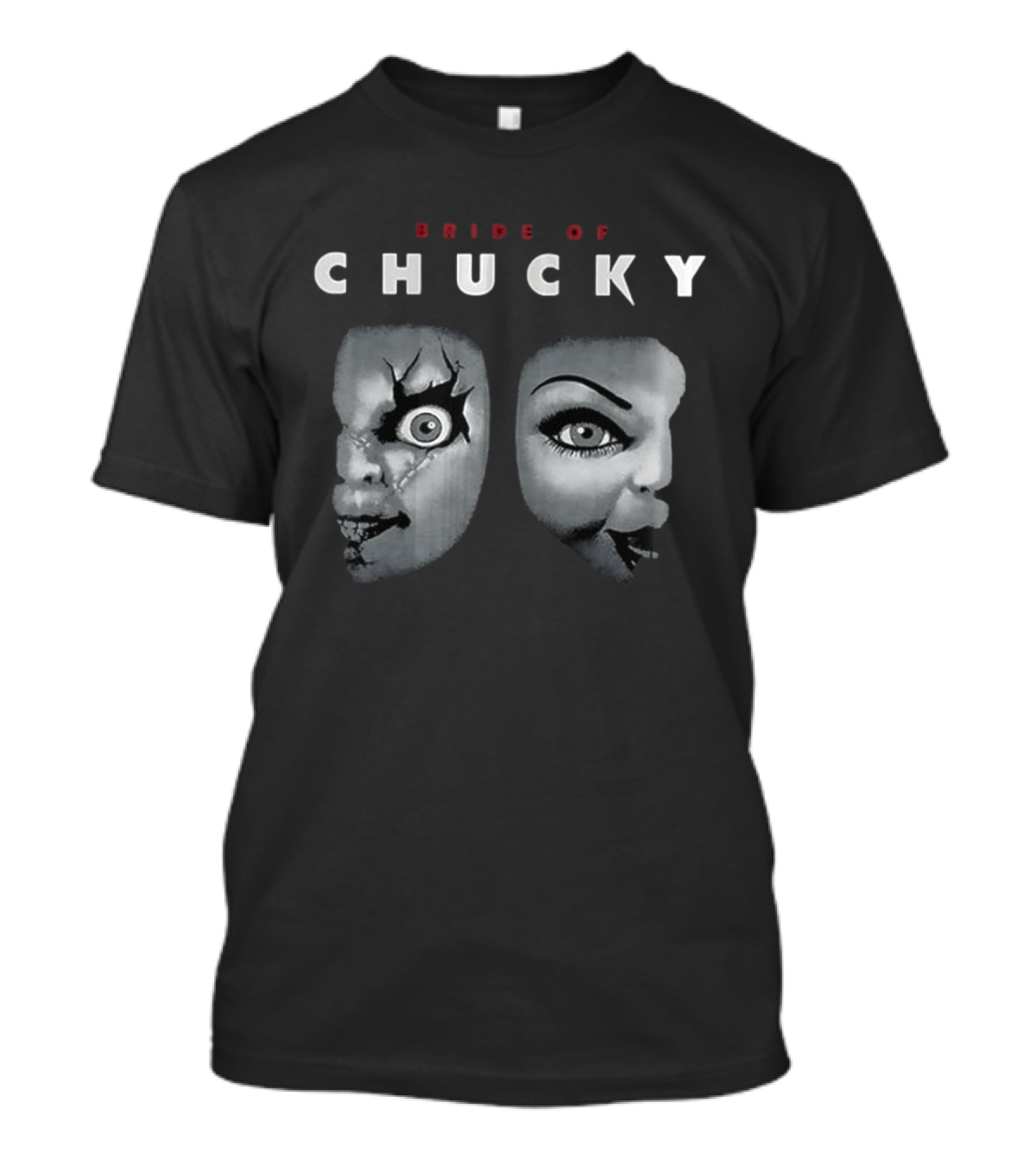 Bride Of Chucky October 16 1998 Chucky Gets Lucky Two Sided Faces T-Shirt