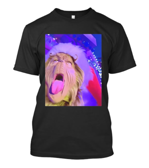 Grinch Santa Hat Funny Tongue Out Meme Christmas T-Shirt