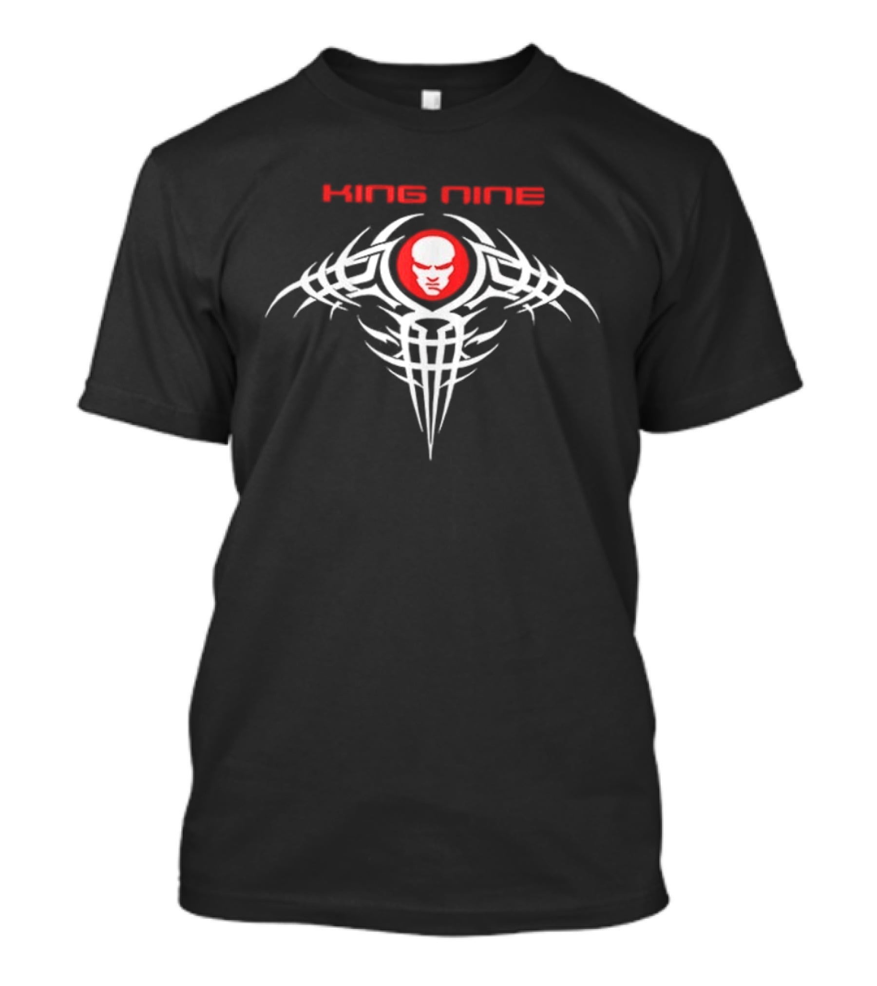 Hardcore XR King Nine Tribal Symbol Red Face T-Shirt