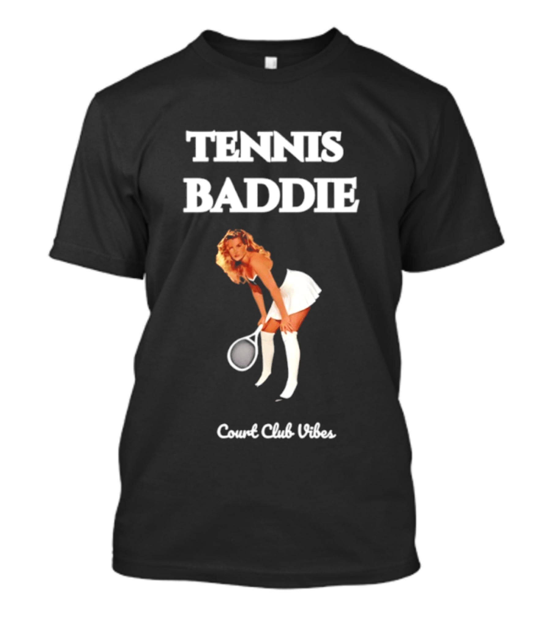 Tennis Baddie Court Club Vibes T-Shirt
