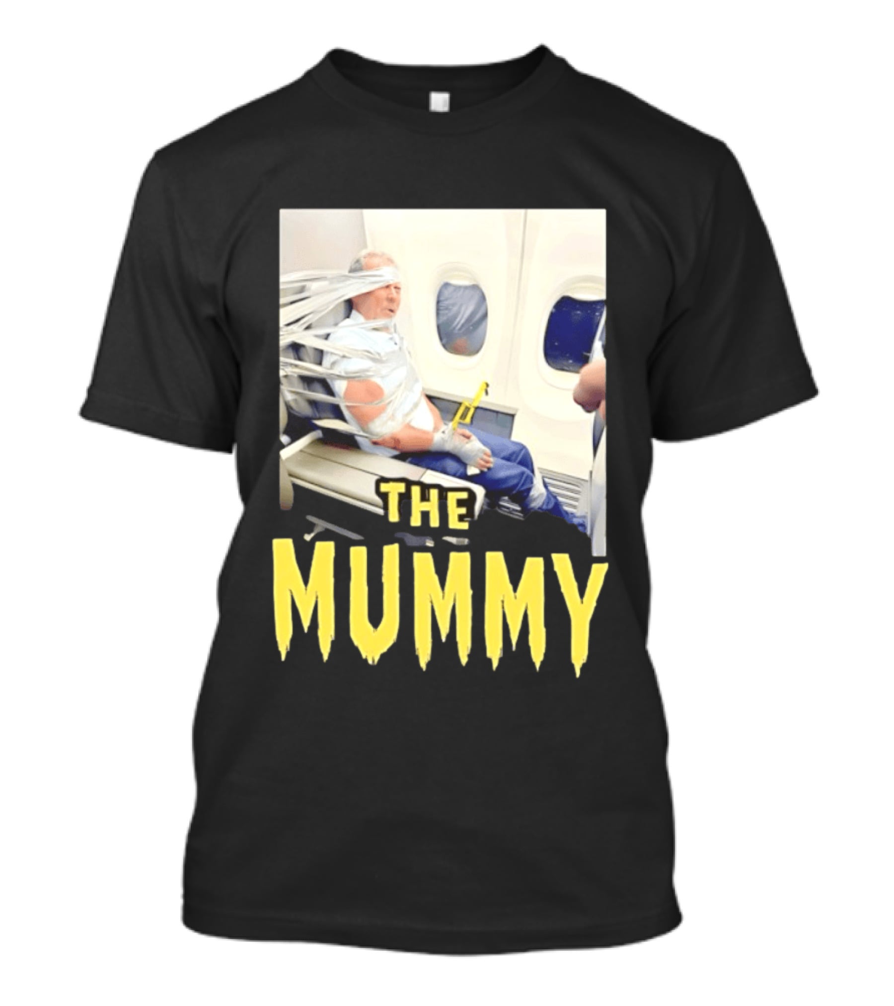 The Mummy Airplane Tape Duct Layne Arthur Lundeen T-Shirt