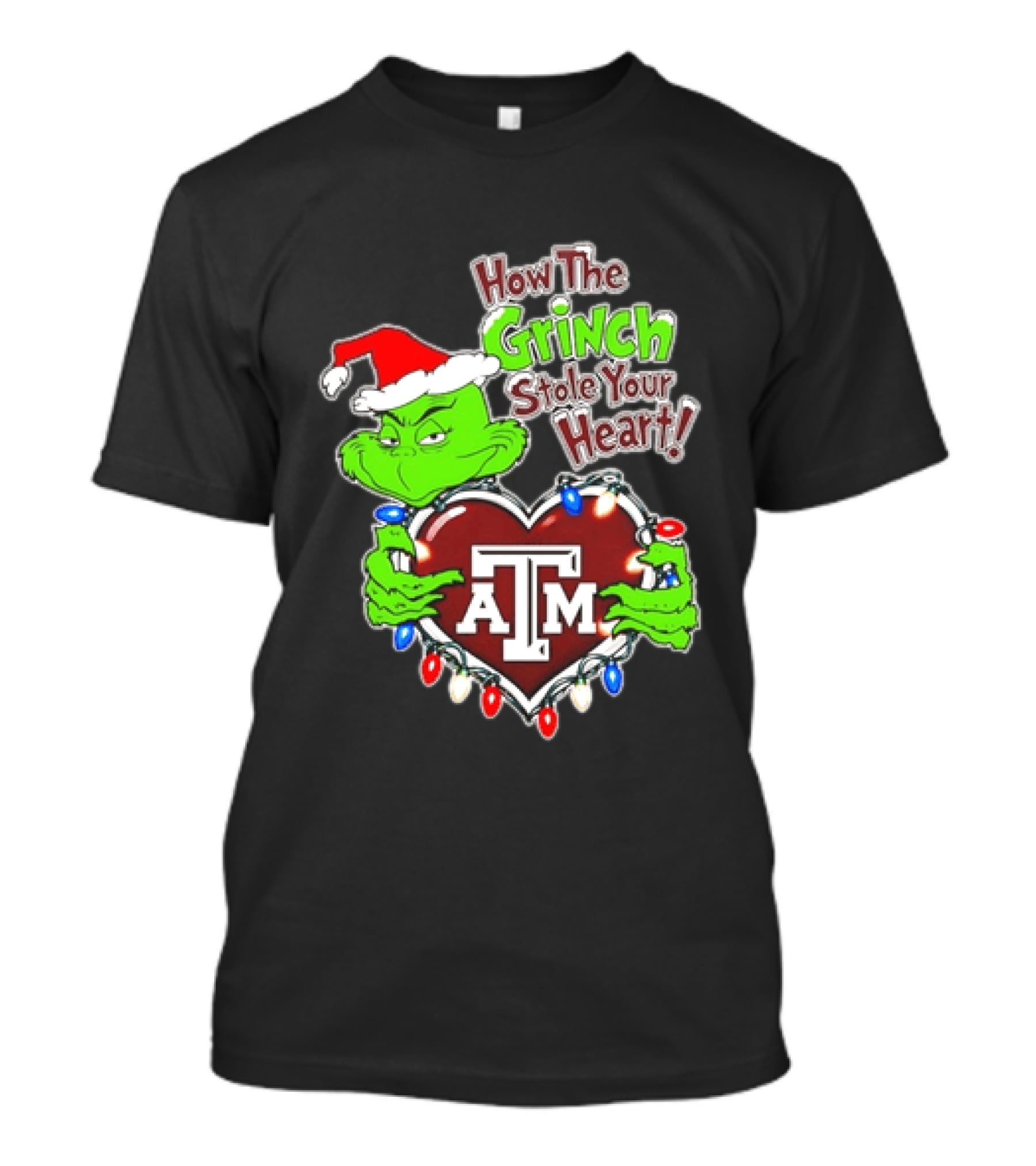 Texas A&M Aggies How The Grinch Stole Your Heart Christmas 2026 T-Shirt