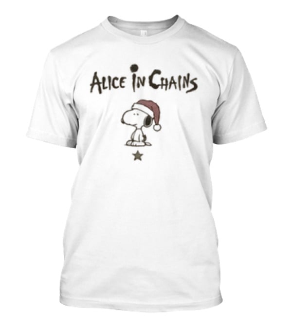 Alice In Chains Snoopy Christmas Grunge T-Shirt