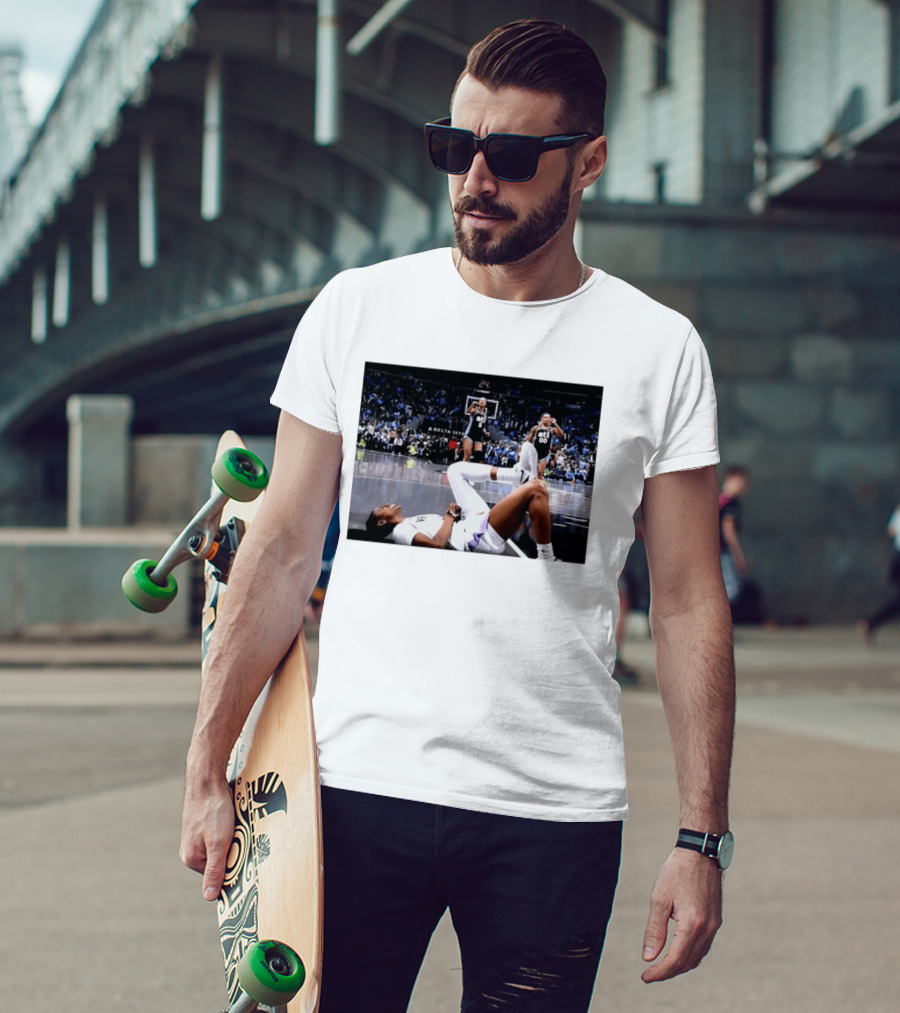 Angel Reese Atlanta Dream Naz Hillmon Basketball Court Moment T-Shirt