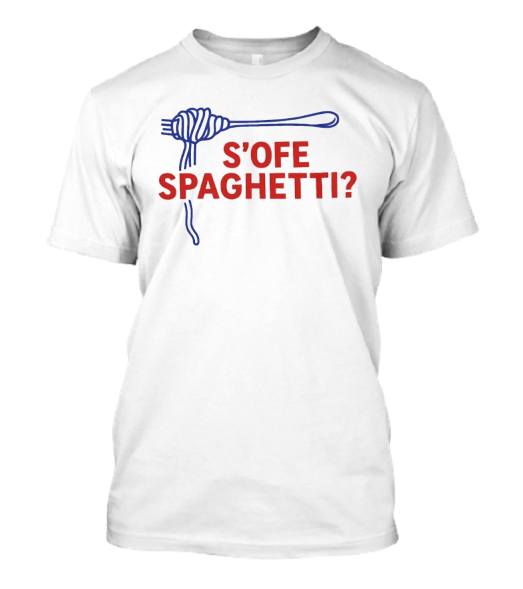 S'ofe Spaghetti Classic Fork T-Shirt