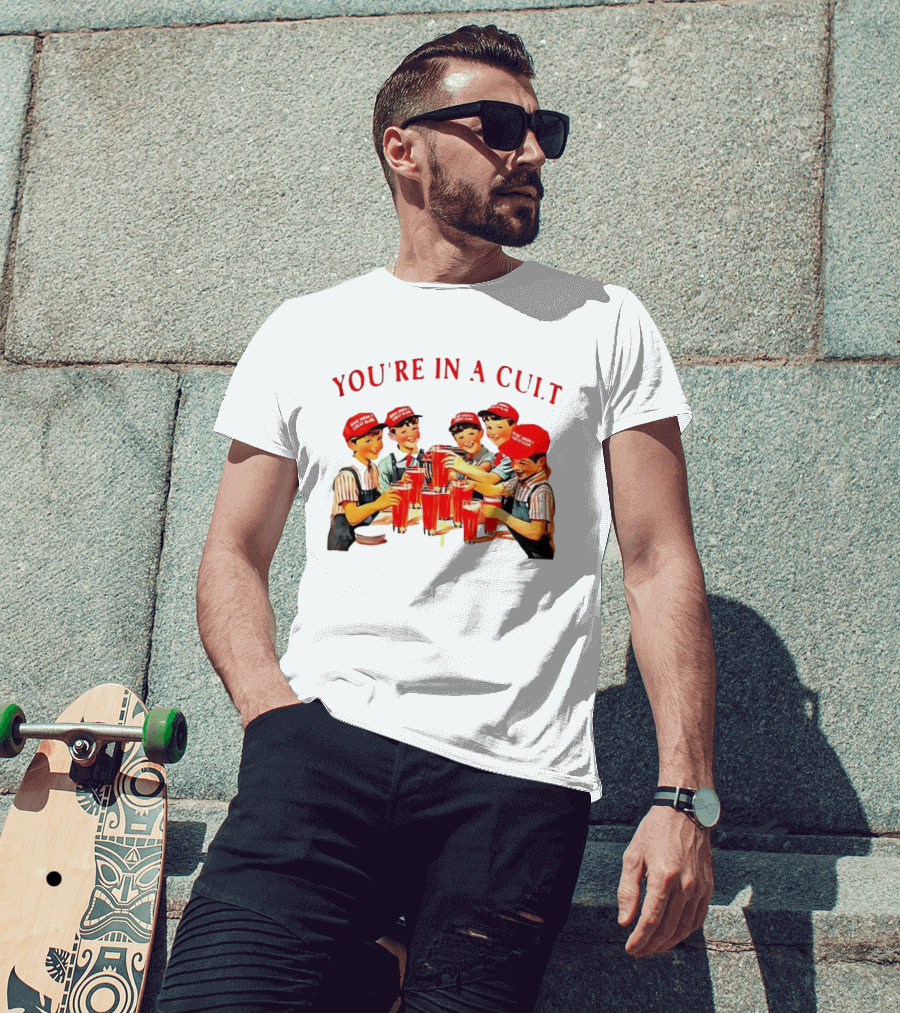 You're In A Cult Make America Cult Again Vintage Theme T-Shirt