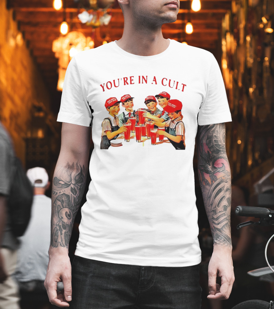 You're in a Cult Make America Cult Again Vintage Theme T-Shirt