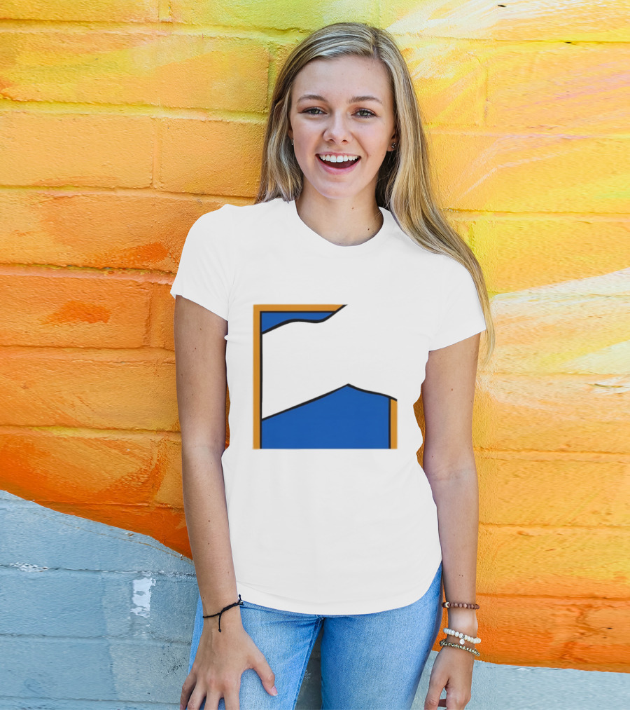 Thechemicalbrothers Kipping Like A Stone Retro Blue Orange Modern Art Style T-Shirt