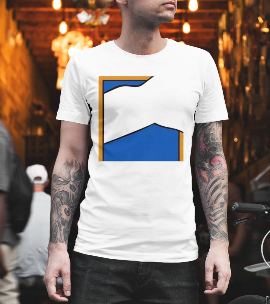 Thechemicalbrothers Kipping Like A Stone Retro Blue Orange Modern Art Style T-Shirt