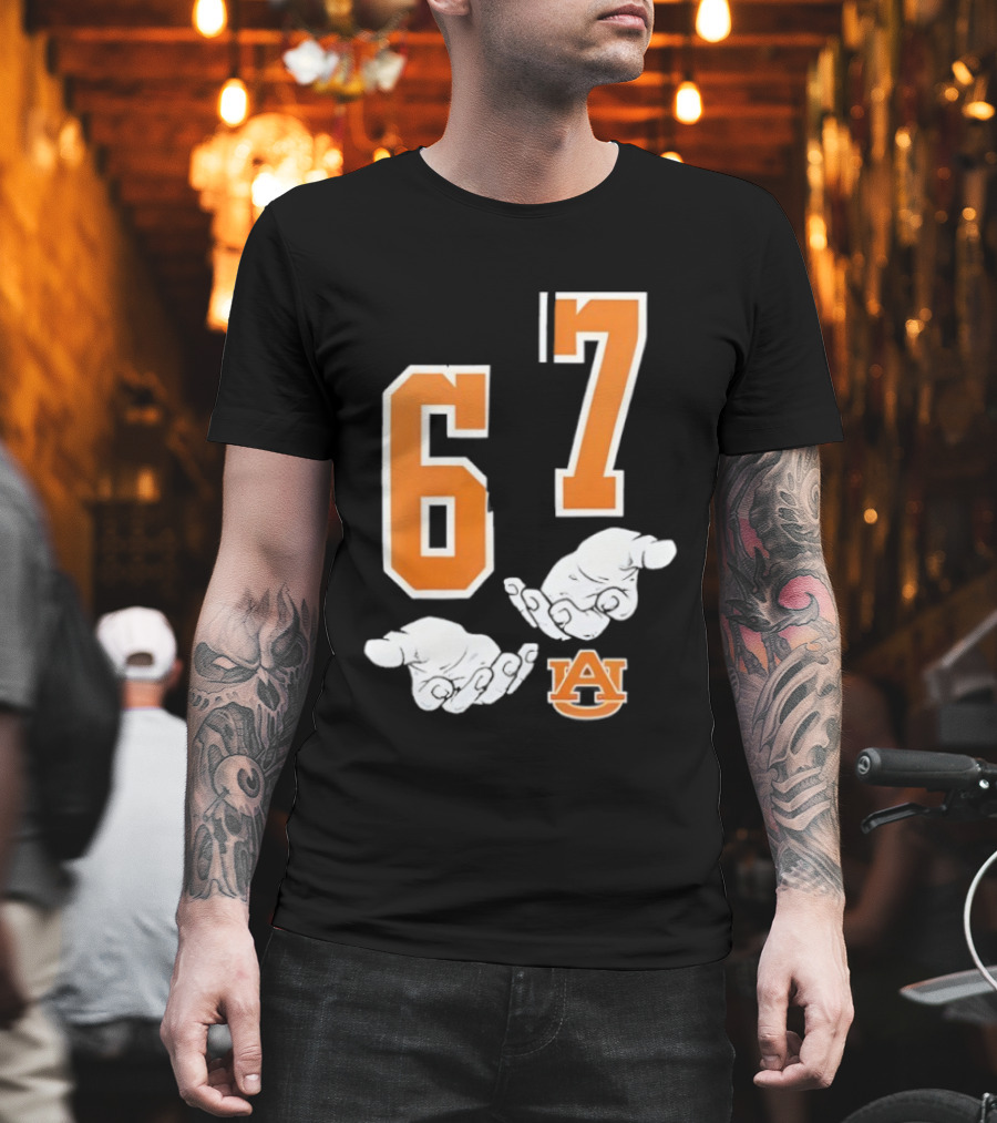 Auburn Tigers 67 Rock Paper Scissors Fun T-Shirt