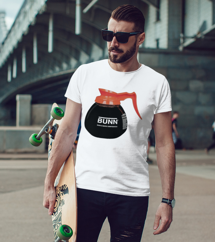 Bunn Coffee Pot Bunn O Matic Corporation Classic Orange Handle T-Shirt