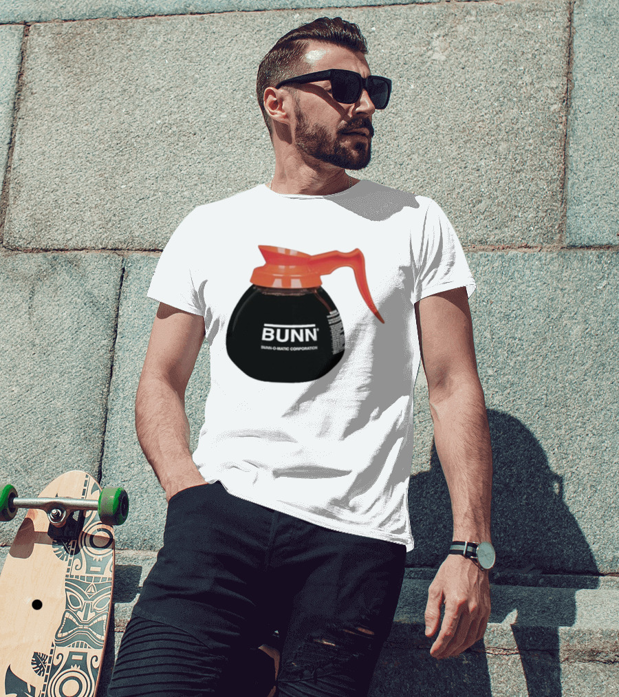 Bunn Coffee Pot Bunn O Matic Corporation Classic Orange Handle T-Shirt