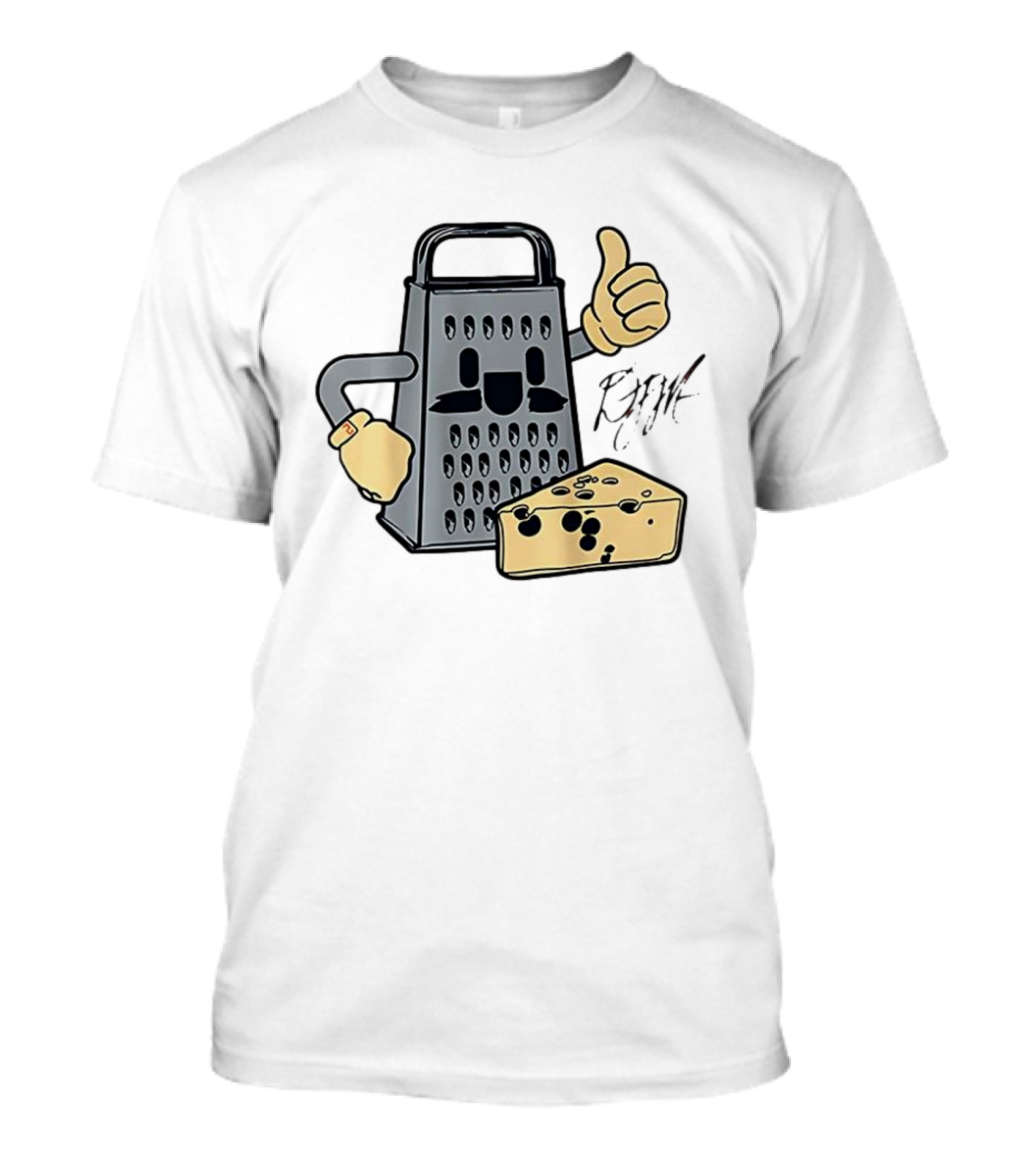 D.J. Moore Chicago Bears NFL Cheese Grater Caricature T-Shirt