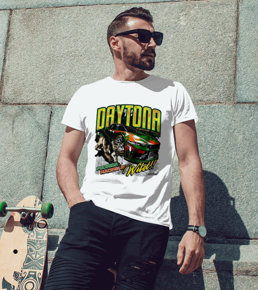 Daytona International Speedway Florida Racing Is Wild Daytona 500 Regional Franklin T-Shirt