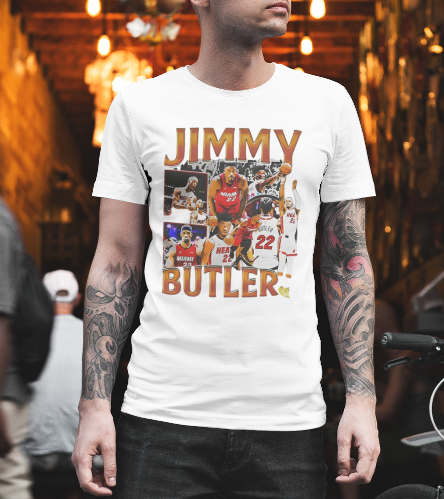 Jimmy Butler Miami Heat 22 Basketball Star Highlights T-Shirt