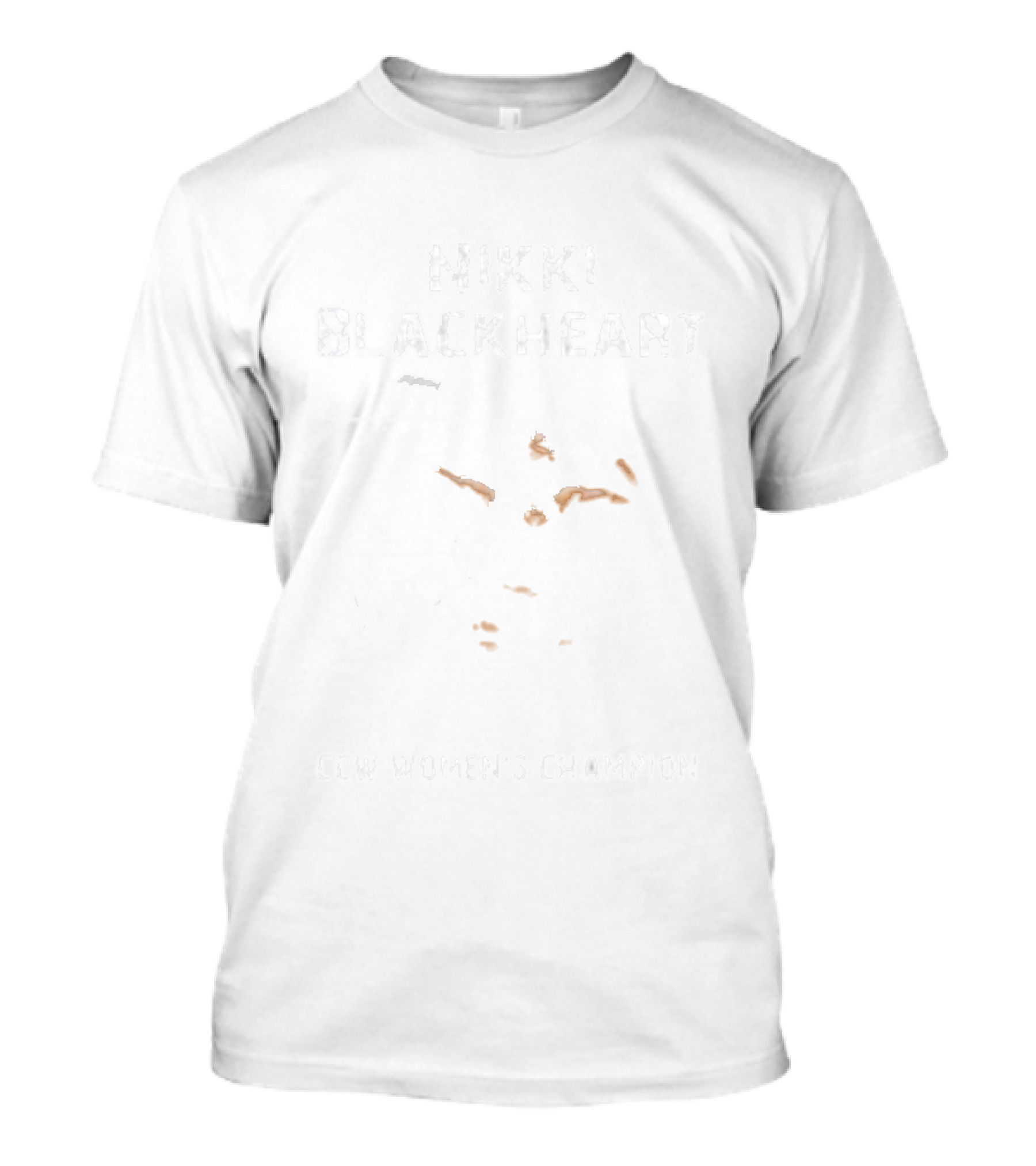 Nikki Blackheart CCW Women's Champion With Signature And Pose T-Shirt