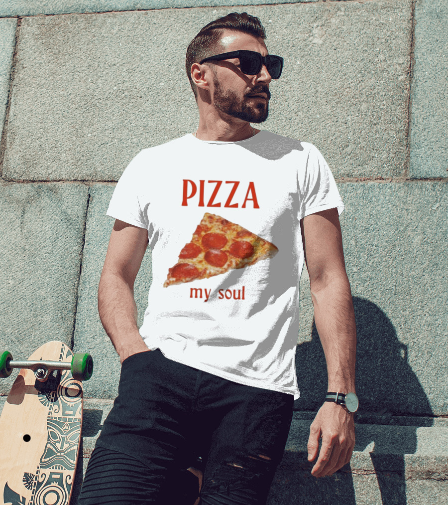 Pizza My Soul Pepperoni Slice T-Shirt
