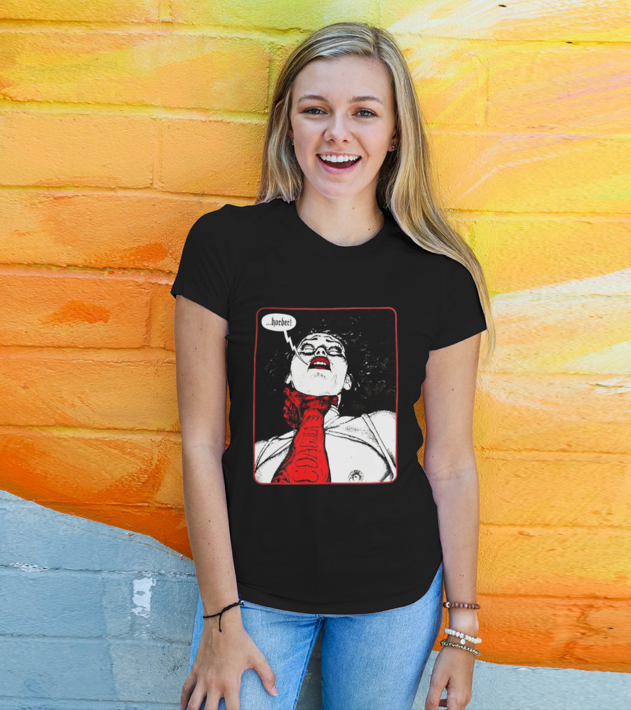 Punzadas De Fantasmas Mujer Con Corbata Rojo Cora 1999 Harder T-Shirt