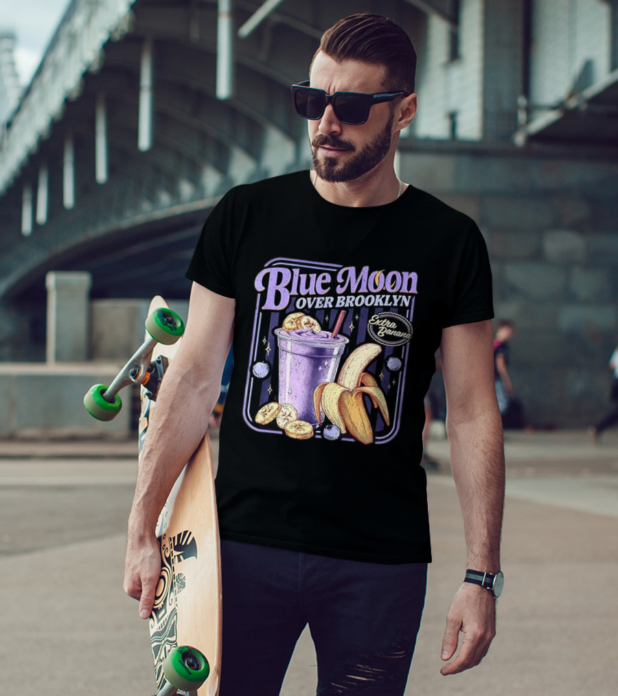 Scott And Kip Blue Moon Over Brooklyn Extra Banana Smoothie T-Shirt