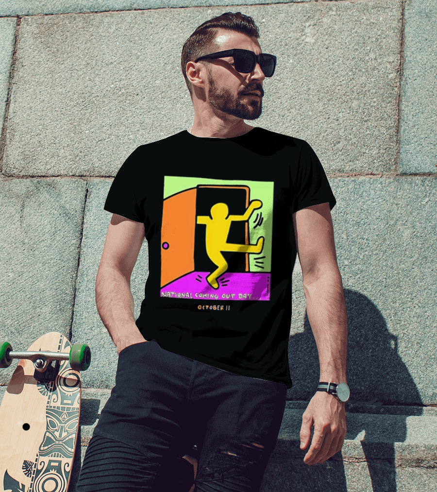 National Coming Out Day October 11 Keith Haring T-Shirt