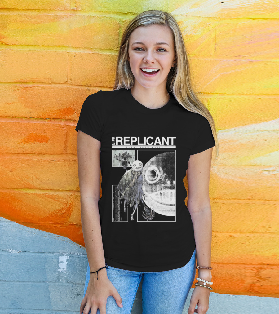 NieR Replicant Plant Snow White Character Illustration Iconic T-Shirt