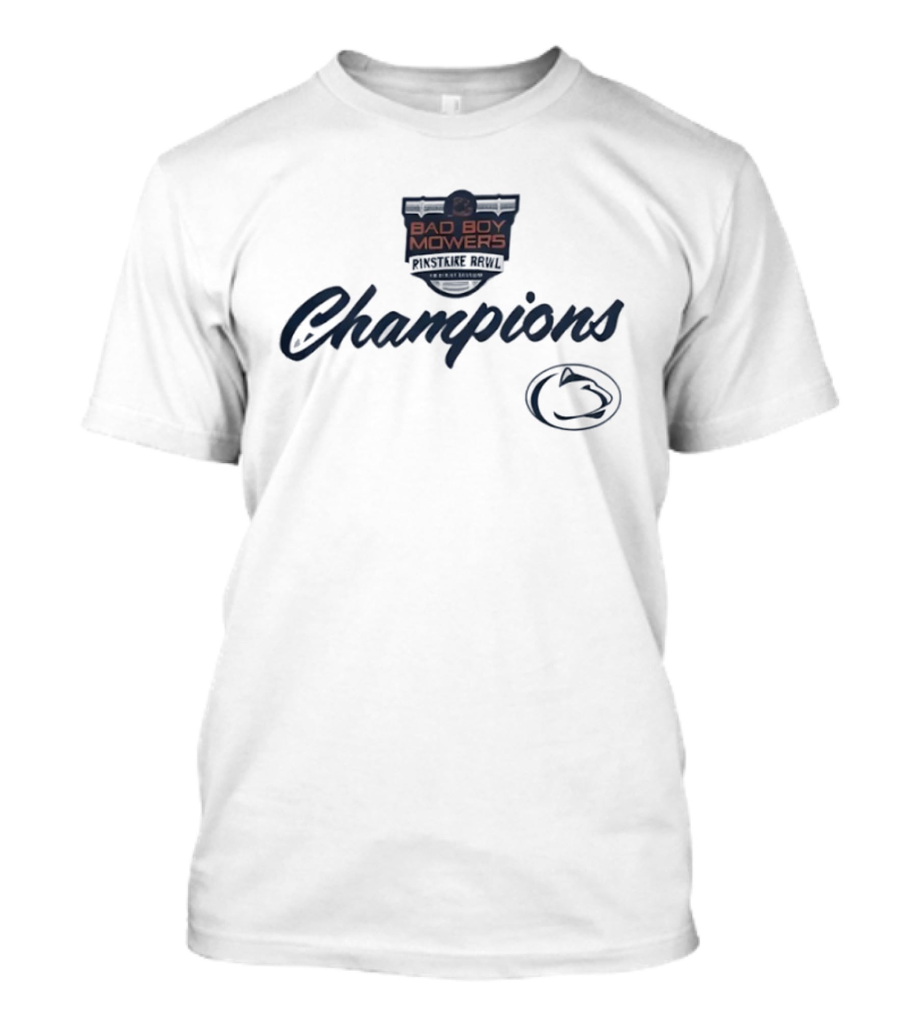 2026 Bad Boy Mowers Pinstripe Bowl Champions Penn State Nittany Lions T-Shirt