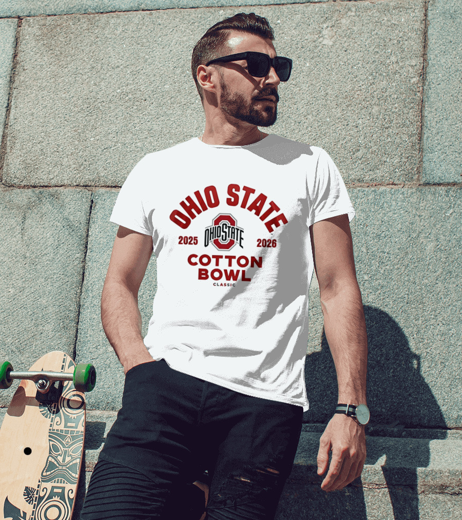 Ohio State Buckeyes 2025 2026 Cotton Bowl T-Shirt