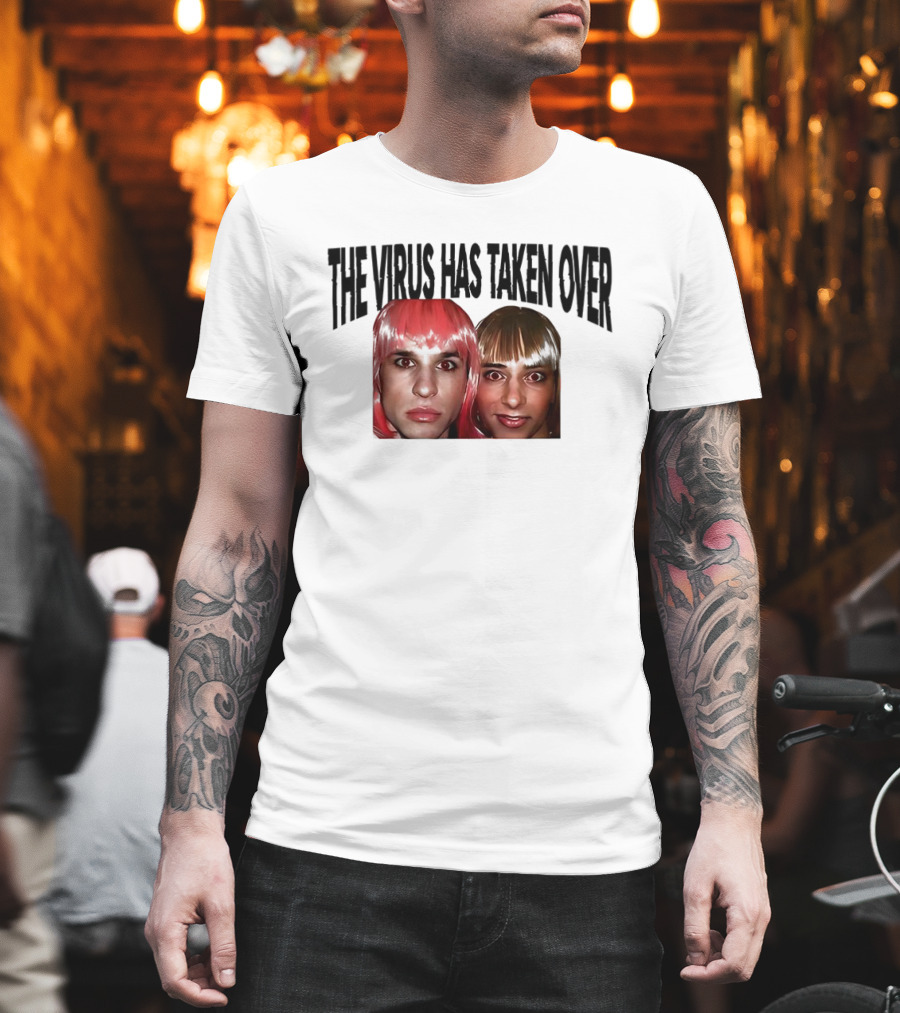 Martin and Hamzah Faces Virus Takeover T-Shirt