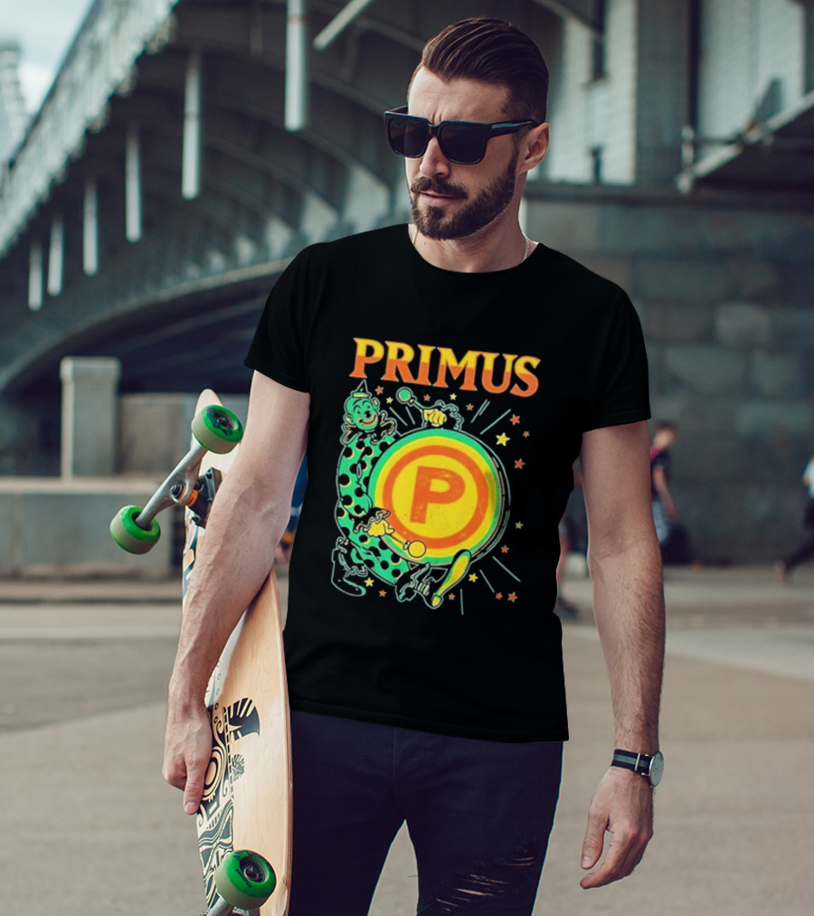 Primus Send In The Clowns New Year's Eve Oakland 2025 Event Featuring Drummer T-Shirt