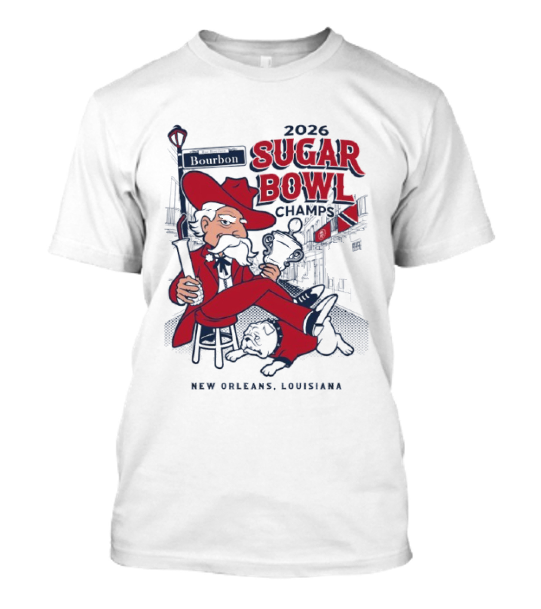 2026 Sugar Bowl Champs Ole Miss Rebels New Orleans Louisiana T-Shirt