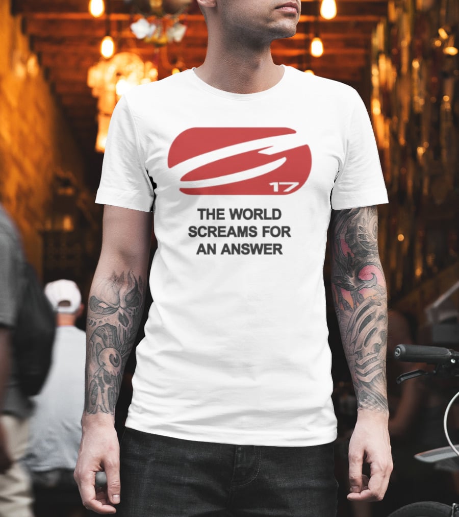 The World Screams For An Answer God’s Plan T-Shirt