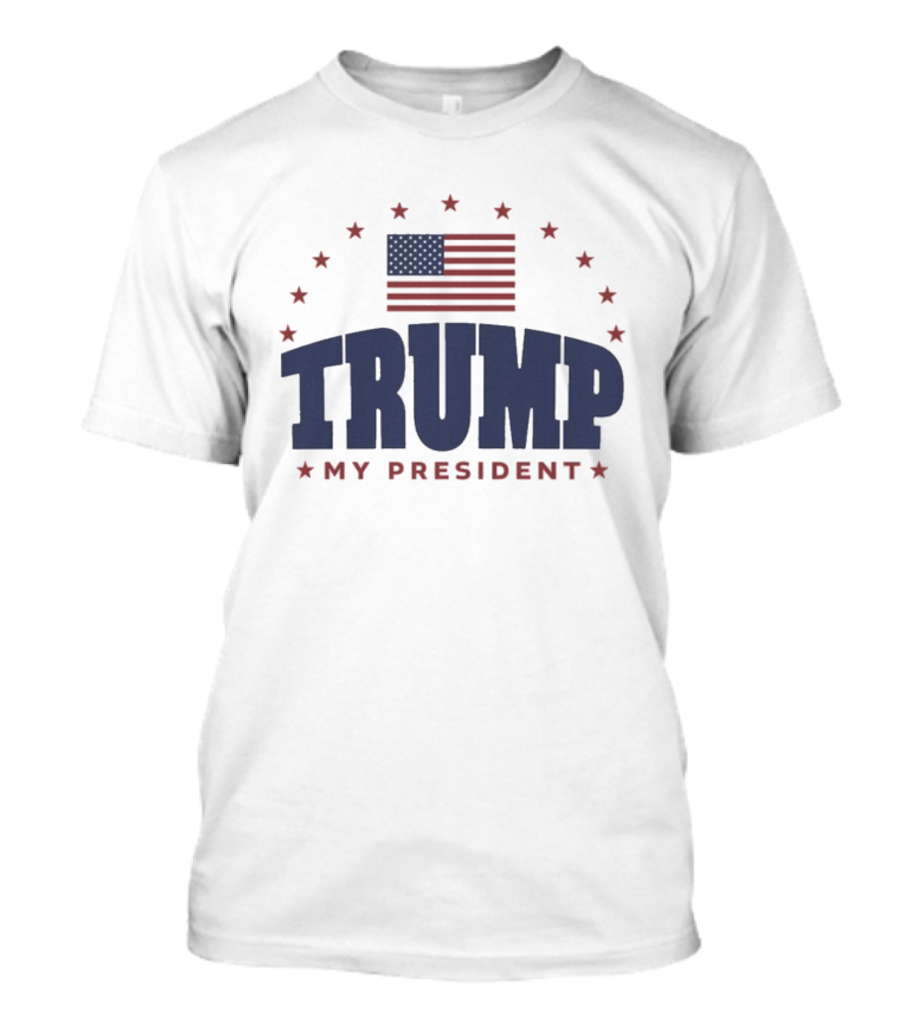 TRUMP My President American Flag Stars And Stripes T-Shirt