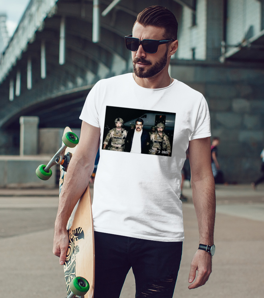 Nicolas Maduro Arrested DEA January 3 2026 T-Shirt