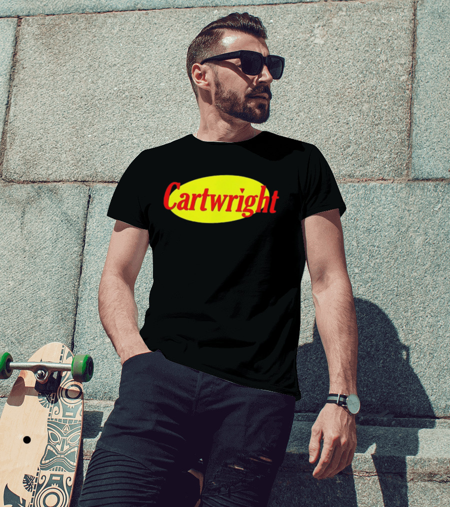 Cartwright Seinfeld Yellow Oval Iconic T-Shirt