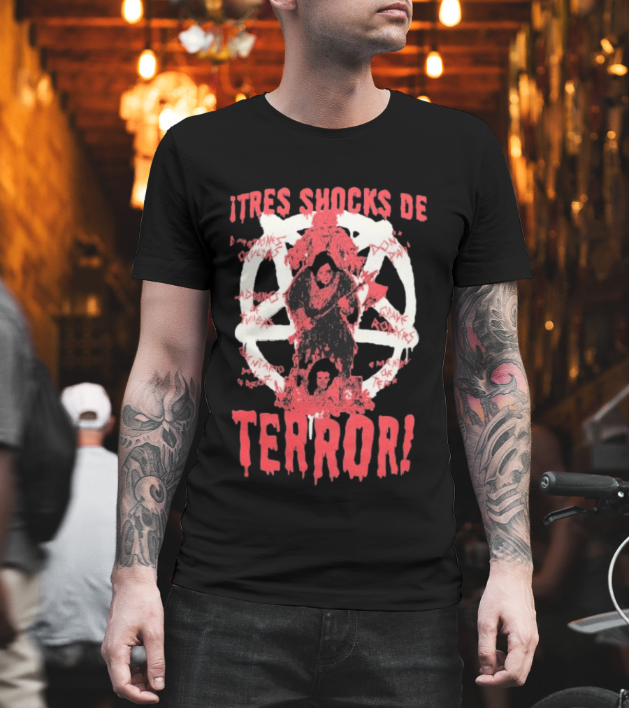 Tres Shocks De Terror Films Of Rubén Galindo Jr. T-Shirt