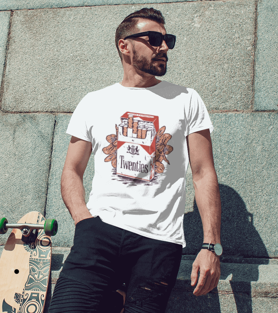 Aaron West And The Roaring Twenties Cigarettes Pack T-Shirt