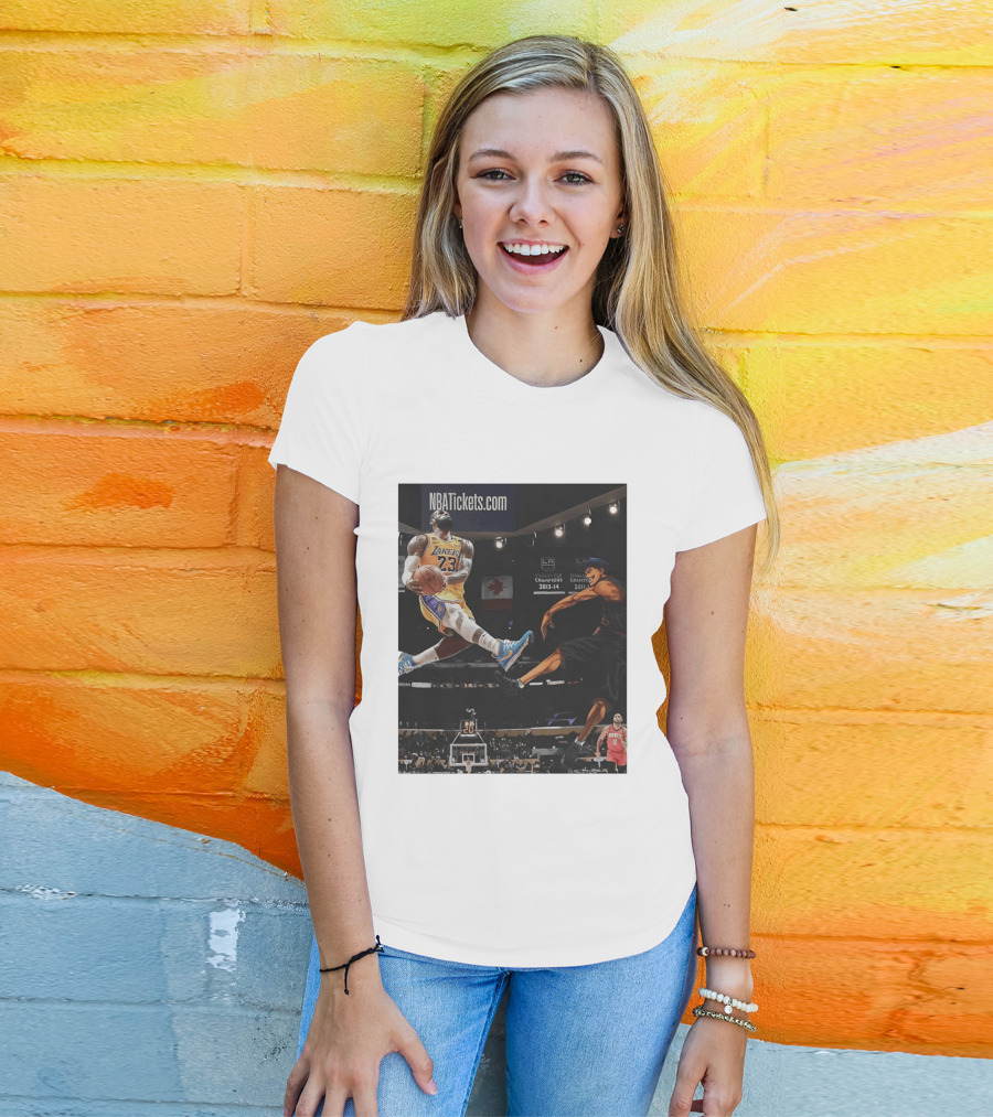 Alley Oop Lakers 23 NBA Anime Champions 2013 14 2017 18 T-Shirt