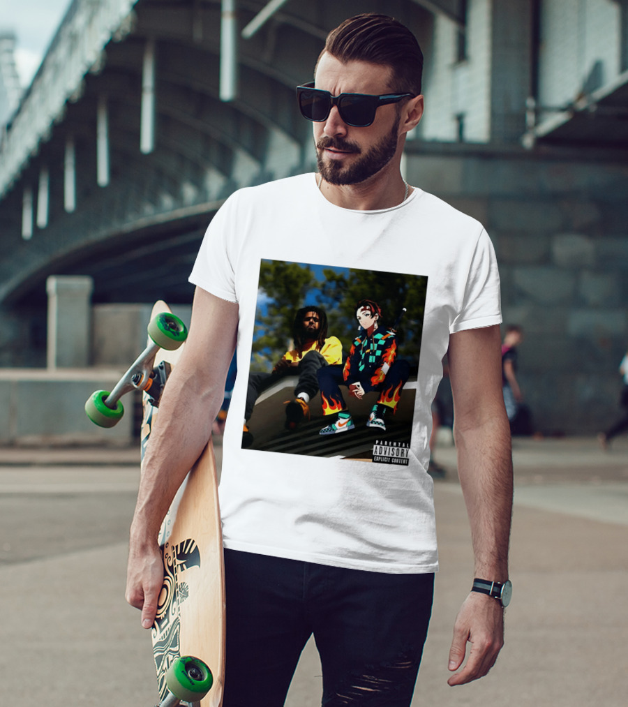 Forest Hills Scru Face Jean Tanjiro Kamado Parental Advisory Explicit Content T-Shirt