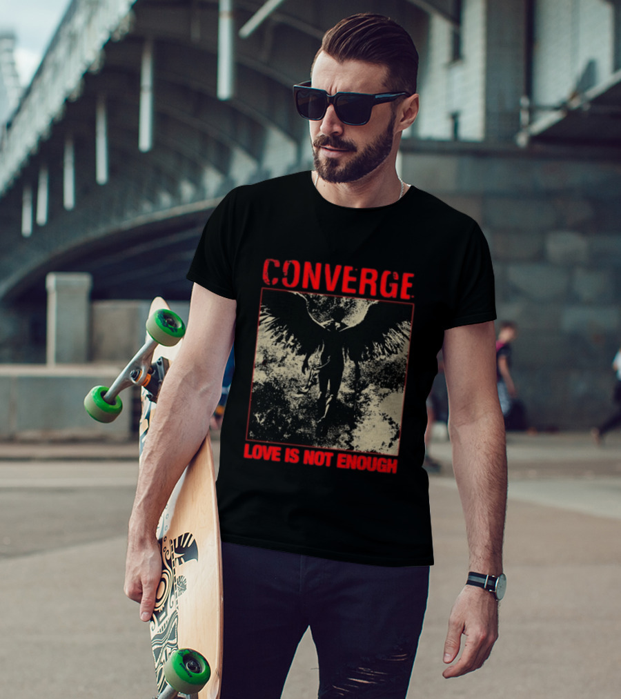 Converge Love Is Not Enough Angel Wings T-Shirt