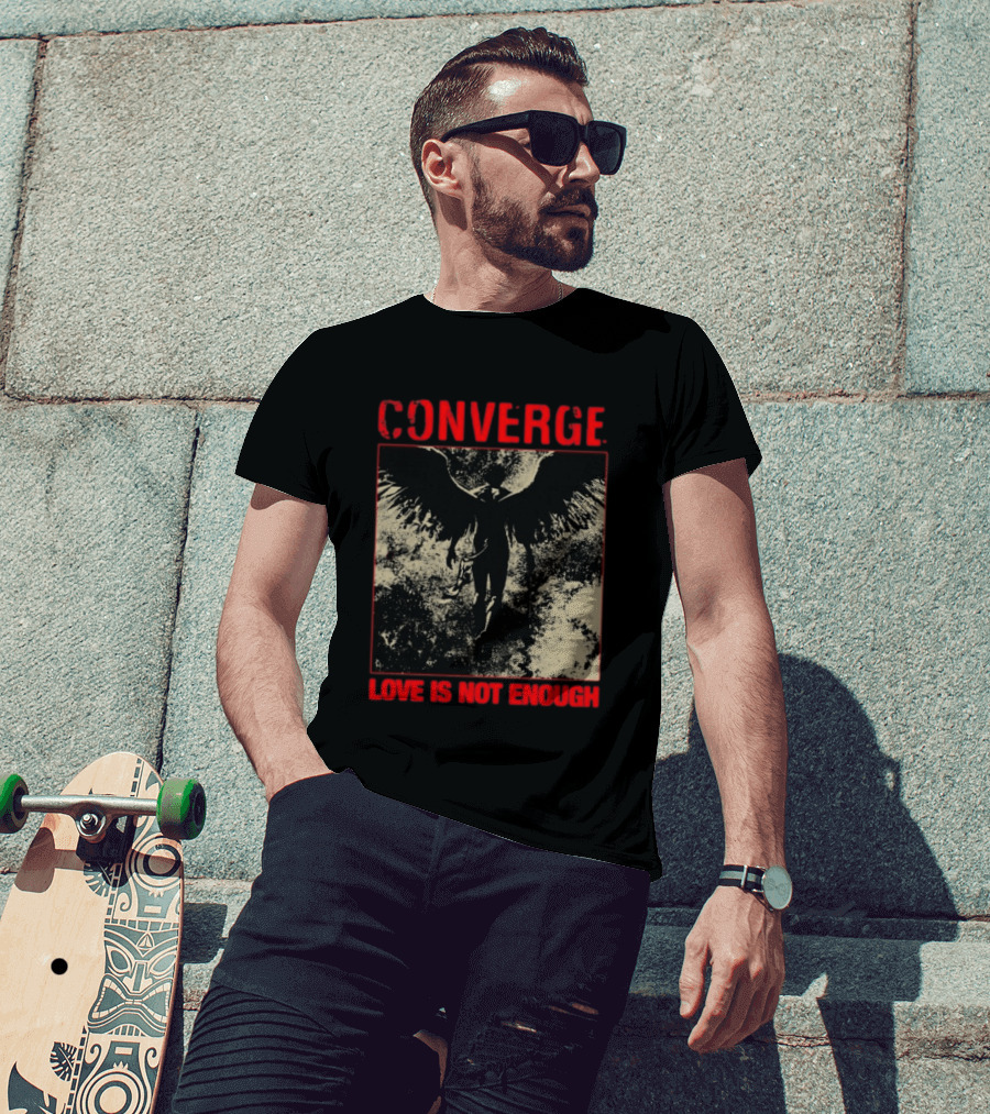Converge Love Is Not Enough Angel Wings T-Shirt